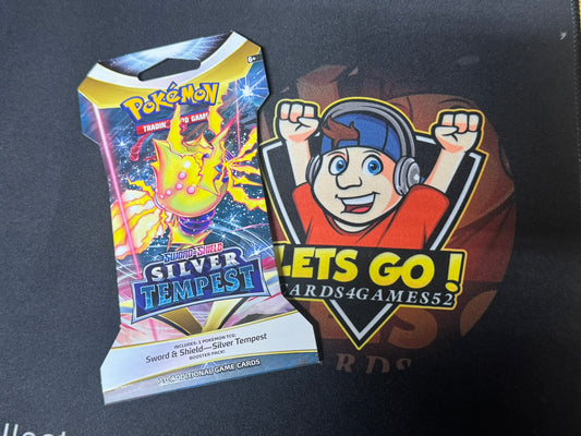 Pokemon TCG Sword & Shield Silver Tempest Factory Sealed Booster Pack