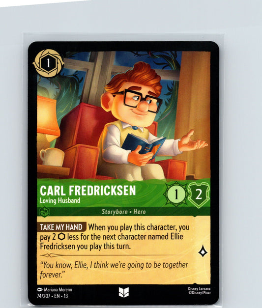 Carl Fredricksen - Loving Husband (Foil) Uncommon Attack of the Vine! 74/207 NM