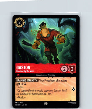Gaston - Created by the Vine Common Attack of the Vine! 115/207 NM