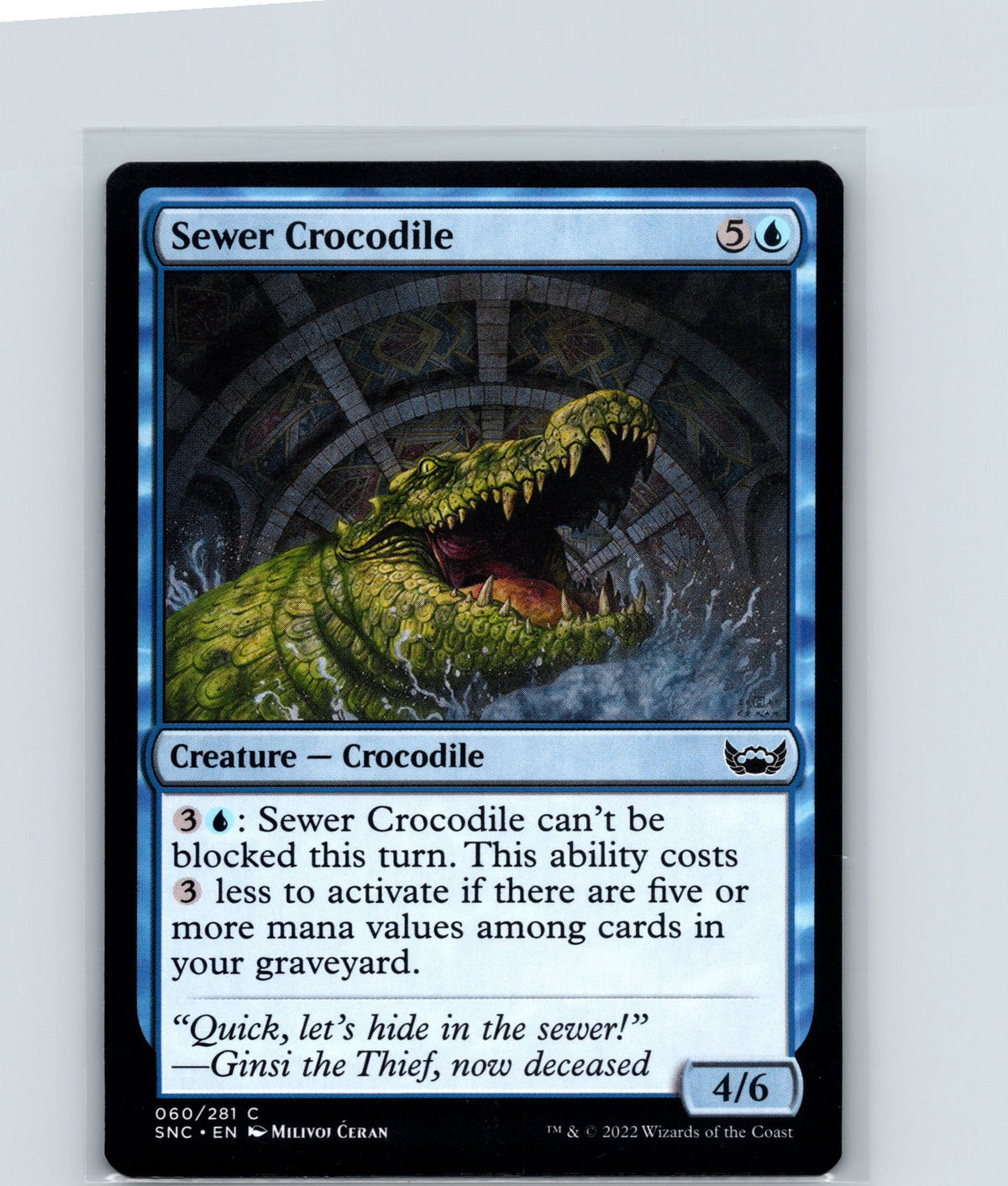 Sewer Crocodile C Streets of New Capenna 60 NM