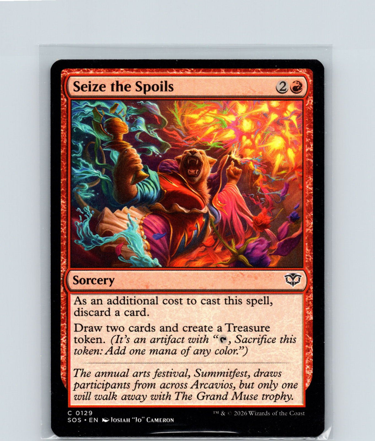 Seize the Spoils C Secrets of Strixhaven 129 NM