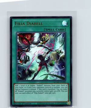 Filia Diabell 1st Edition Ultra Rare Magnificent Monsters MAMO-EN100 NM