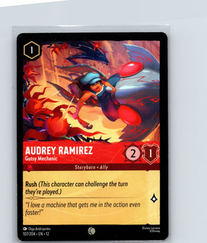 Audrey Ramirez - Gutsy Mechanic Common Wilds Unknown 107/204 NM
