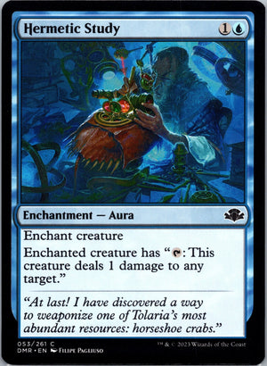 Hermetic Study C Dominaria Remastered 53 NM
