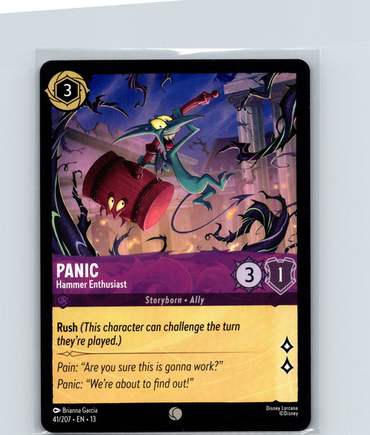 Panic - Hammer Enthusiast Common Attack of the Vine! 41/207 NM