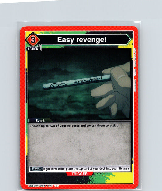 Easy Revenge! Uncommon UE22BT: CHAINSAW MAN UE22BT/CSM-1-074 NM