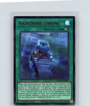 Nightmare Throne 1st Edition Ultra Rare Magnificent Monsters MAMO-EN097 NM