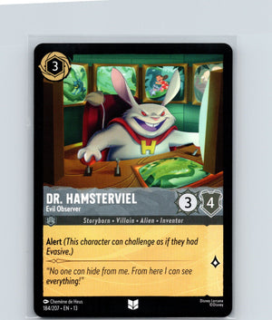 Dr. Hamsterviel - Evil Observer Uncommon Attack of the Vine! 184/207 NM