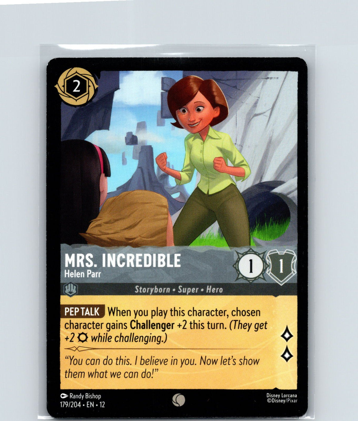 Mrs. Incredible - Helen Parr Common Wilds Unknown 179/204 NM