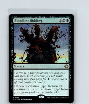 Bloodline Bidding Foil R Lorwyn Eclipsed 91 NM