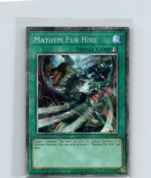 Mayhem Fur Hire (Starlight Rare) 1st Edition Starfoil Rare BLGG-EN116 NM