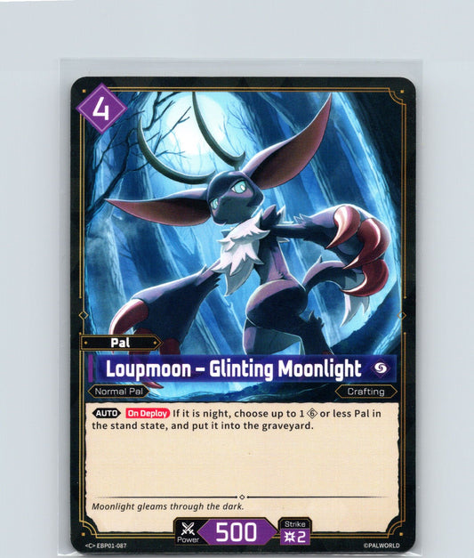 Loupmoon - Glinting Moonlight Common BP01: Dawn of Palpagos EBP01-087 NM