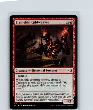 Flamekin Gildweaver Foil C Lorwyn Eclipsed 140 NM