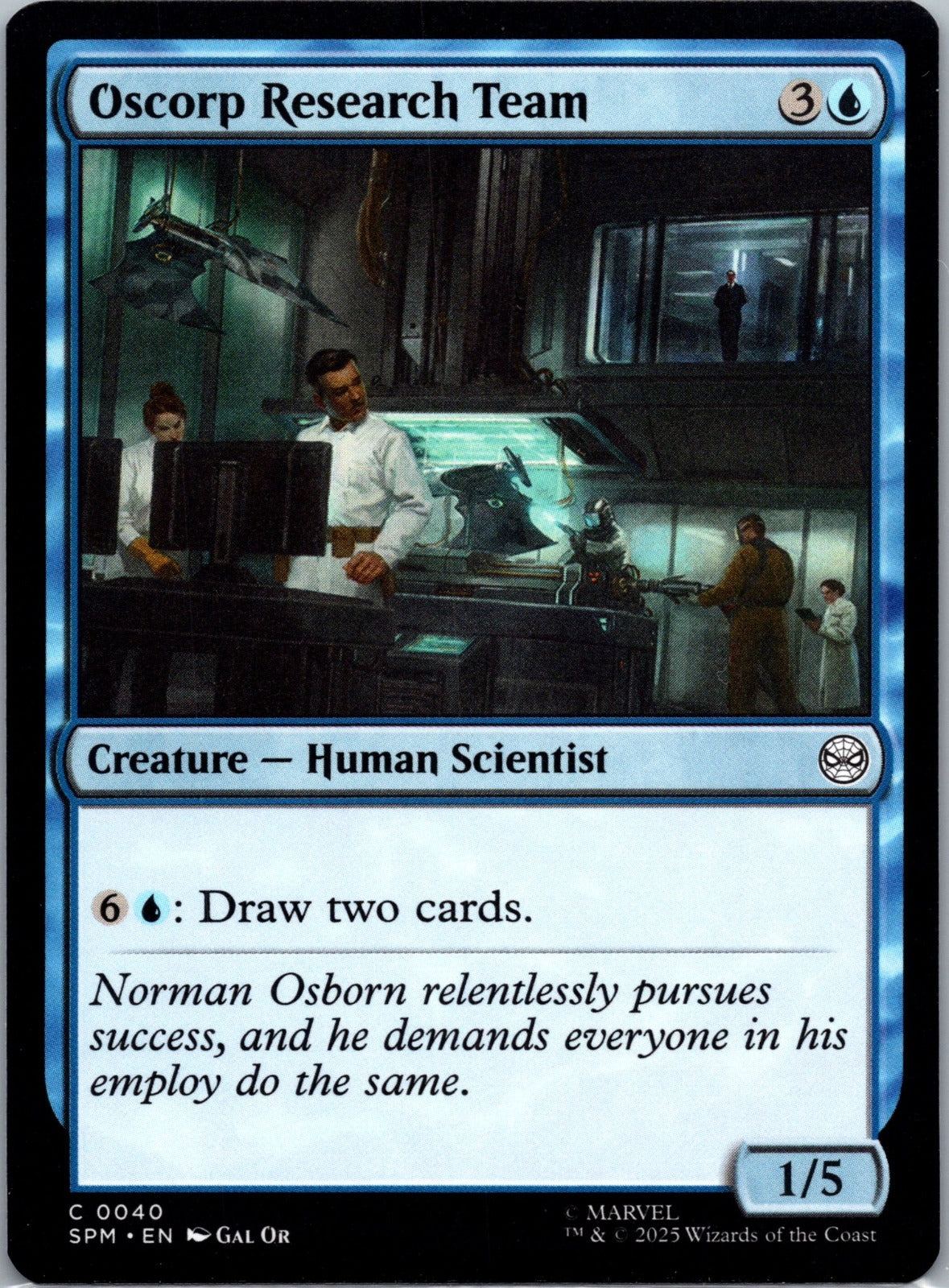 Oscorp Research Team C Marvel's Spider-Man 40 NM