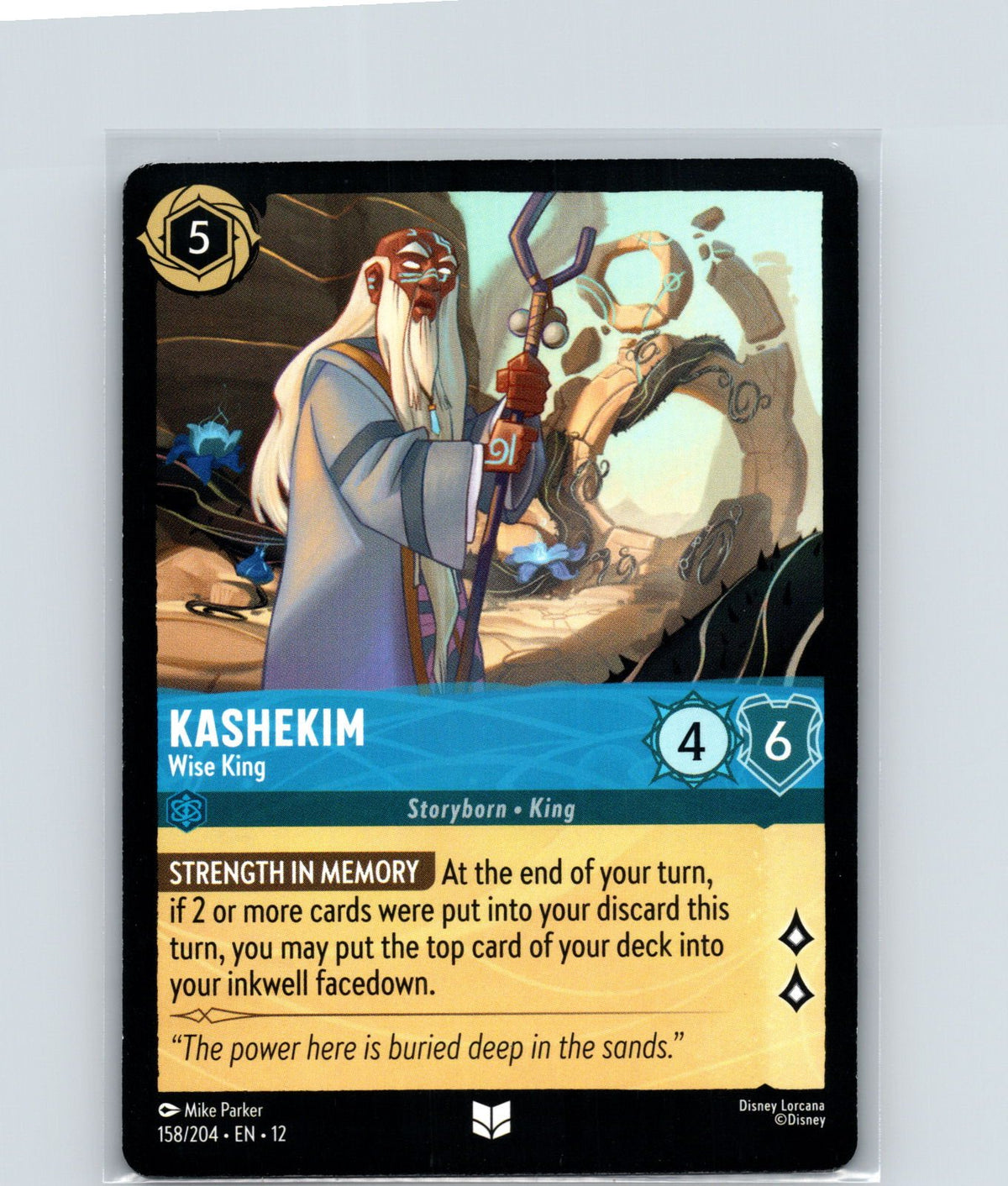 Kashekim - Wise King Uncommon Wilds Unknown 158/204 NM