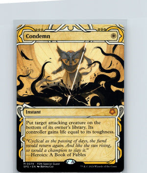 Condemn (Showcase) M Special Guests 74 NM