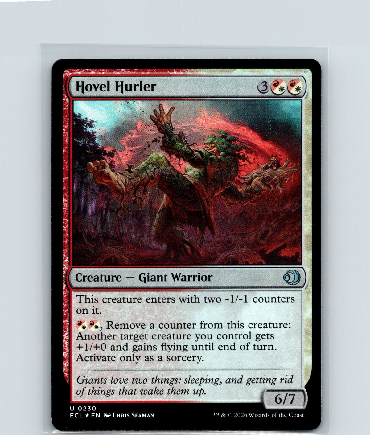 Hovel Hurler Foil U Lorwyn Eclipsed 230 NM