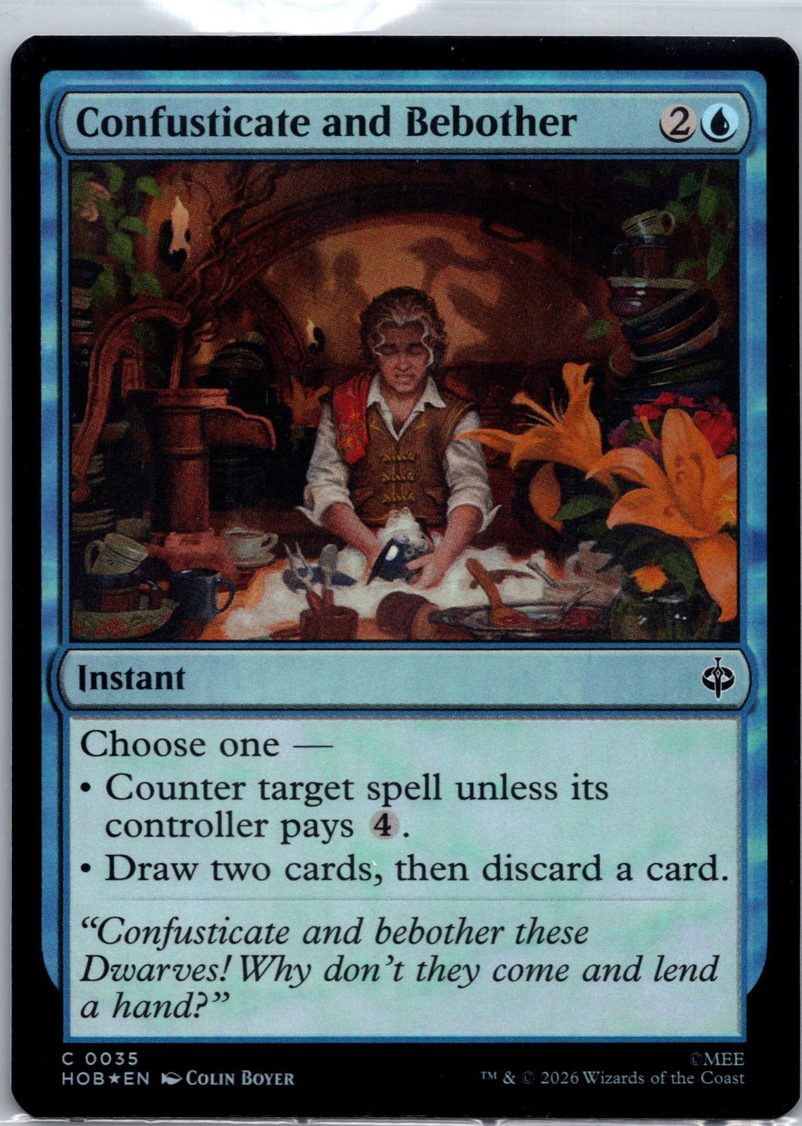 Confusticate and Bebother Foil C The Hobbit 35 NM
