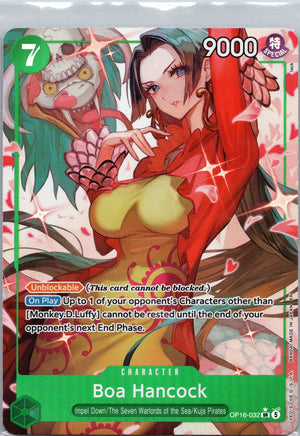 Boa Hancock (Alternate Art) Foil SR The Time of Battle OP16-032 NM
