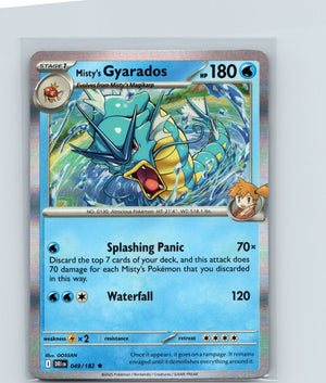 Misty's Gyarados Holo Rare SV10: Destined Rivals 049/182 NM