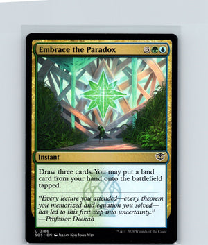 Embrace the Paradox C Secrets of Strixhaven 186 NM