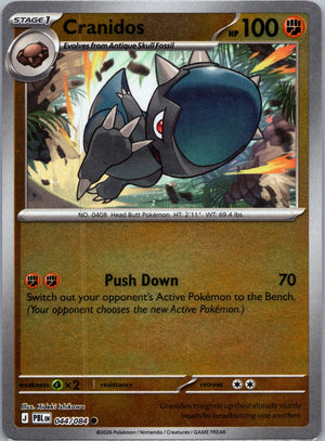 Cranidos Common ME05: Pitch Black 044/084 NM