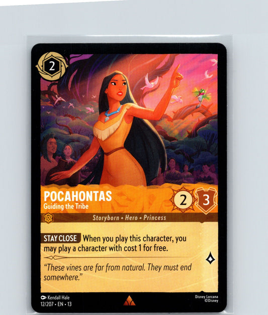 Pocahontas - Guiding the Tribe Rare Attack of the Vine! 12/207 NM