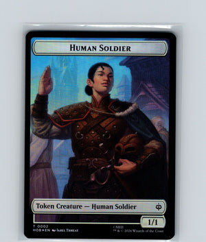 Human Soldier // Dwarf Double-Sided Token T The Hobbit 2 // 6 NM