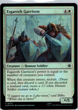 Esgaroth Garrison Foil C The Hobbit 13 NM
