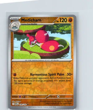 Medicham Reverse Holo Uncommon SV10: Destined Rivals 100/182 NM