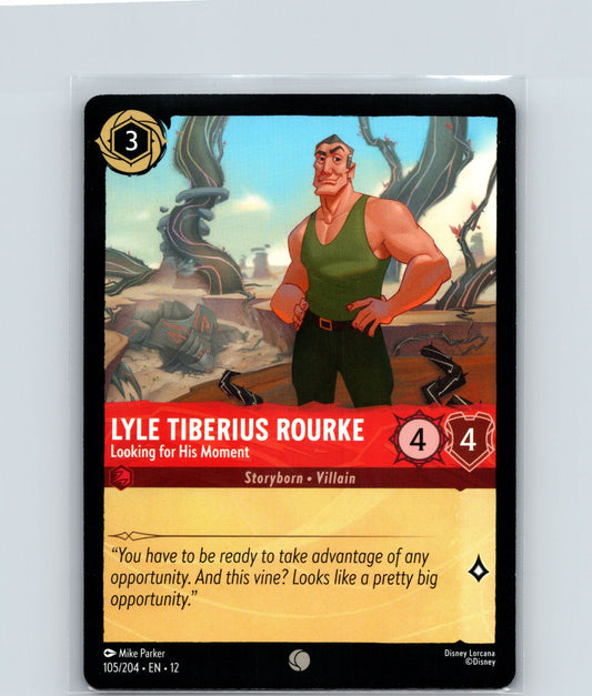 Lyle Tiberius Rourke - Looking for His Moment Common Wilds Unknown 105/204 NM