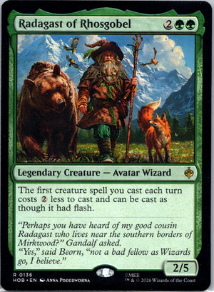 Radagast of Rhosgobel R The Hobbit 136 NM