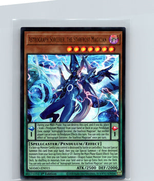 Astrograph Sorcerer, the Starfrost Magician 1st Edition Ultra Rare MAMO-EN015 NM