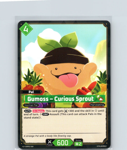 Gumoss - Curious Sprout Uncommon BP01: Dawn of Palpagos EBP01-058 NM