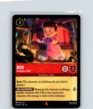 Boo - Energetic Child Rare Attack of the Vine! 127/207 NM