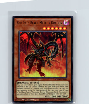 Red-Eyes Black Meteor Dragon 1st Ed Ultra Rare Magnificent Monster MAMO-EN049 NM