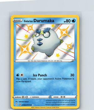 Galarian Darumaka Shiny Holo Rare Shining Fates: Shiny Vault SV023/SV122 NM