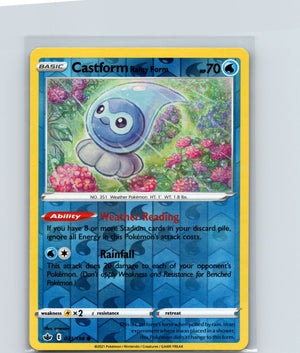 Castform Rain Form Uncommon Legends Awakened 49/146 NM