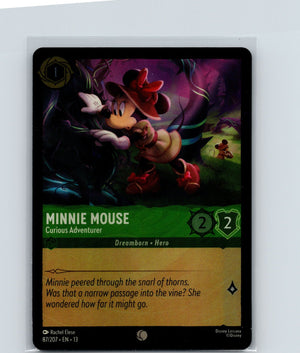 Minnie Mouse - Curious Adventurer Common Attack of the Vine! 87/207 NM