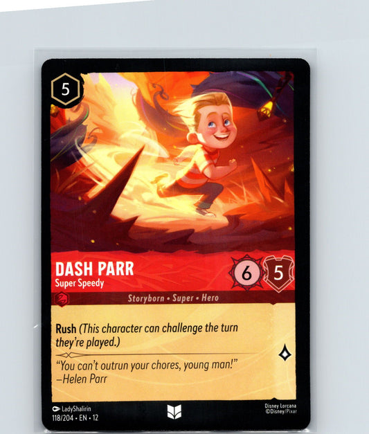 Dash Parr - Super Speedy Uncommon Wilds Unknown 118/204 NM