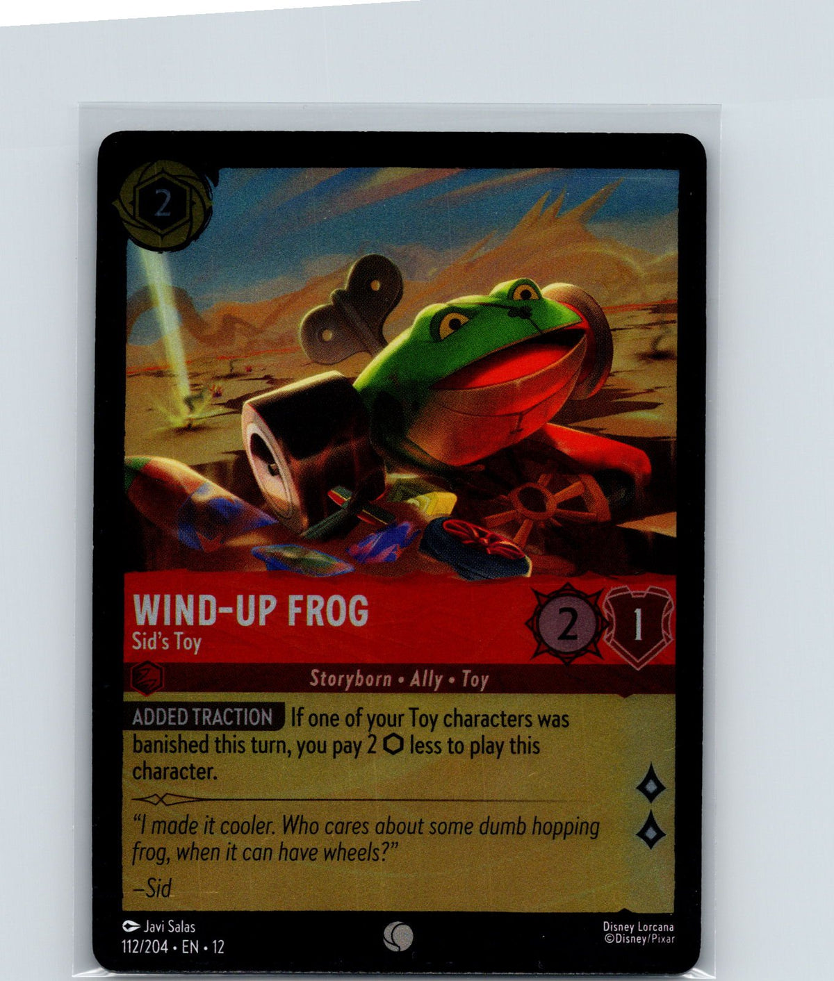 Wind-Up Frog - Sid's Toy Common Wilds Unknown 112/204 NM