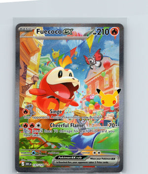 Fuecoco ex Holo Special Illustration Rare ME: 30th Celebration 147/128 NM