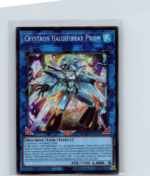 Crystron Halqifibrax Prism 1st Ed Secret Rare Magnificent Monsters MAMO-EN126 NM