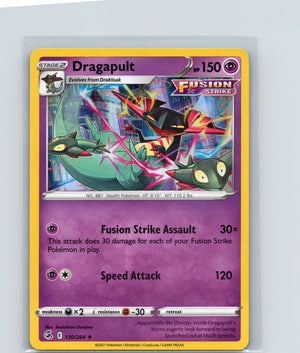 Dragapult Holo Rare SWSH08: Fusion Strike 130/264 NM