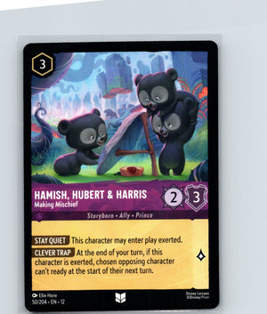 Hamish, Hubert & Harris - Making Mischief Uncommon Wilds Unknown 50/204 NM
