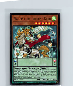 Majespecter Unicorn - Kirin 1st Edition Ultra Rare BLGG-EN065 NM