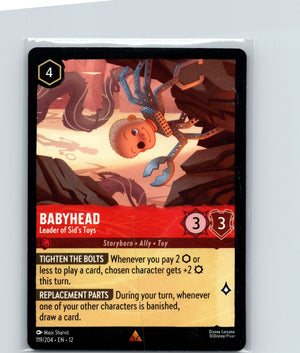 Babyhead - Leader of Sid's Toys Rare Wilds Unknown 119/204 NM