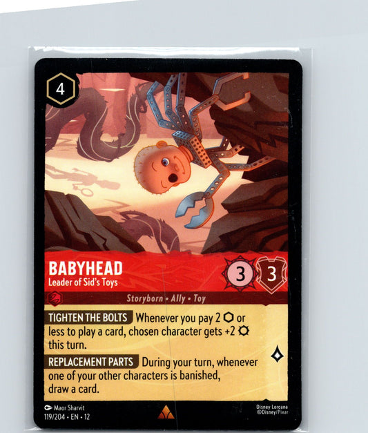 Babyhead - Leader of Sid's Toys Rare Wilds Unknown 119/204 NM