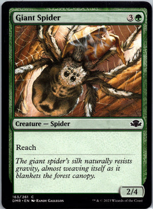 Giant Spider C Dominaria Remastered 163 NM