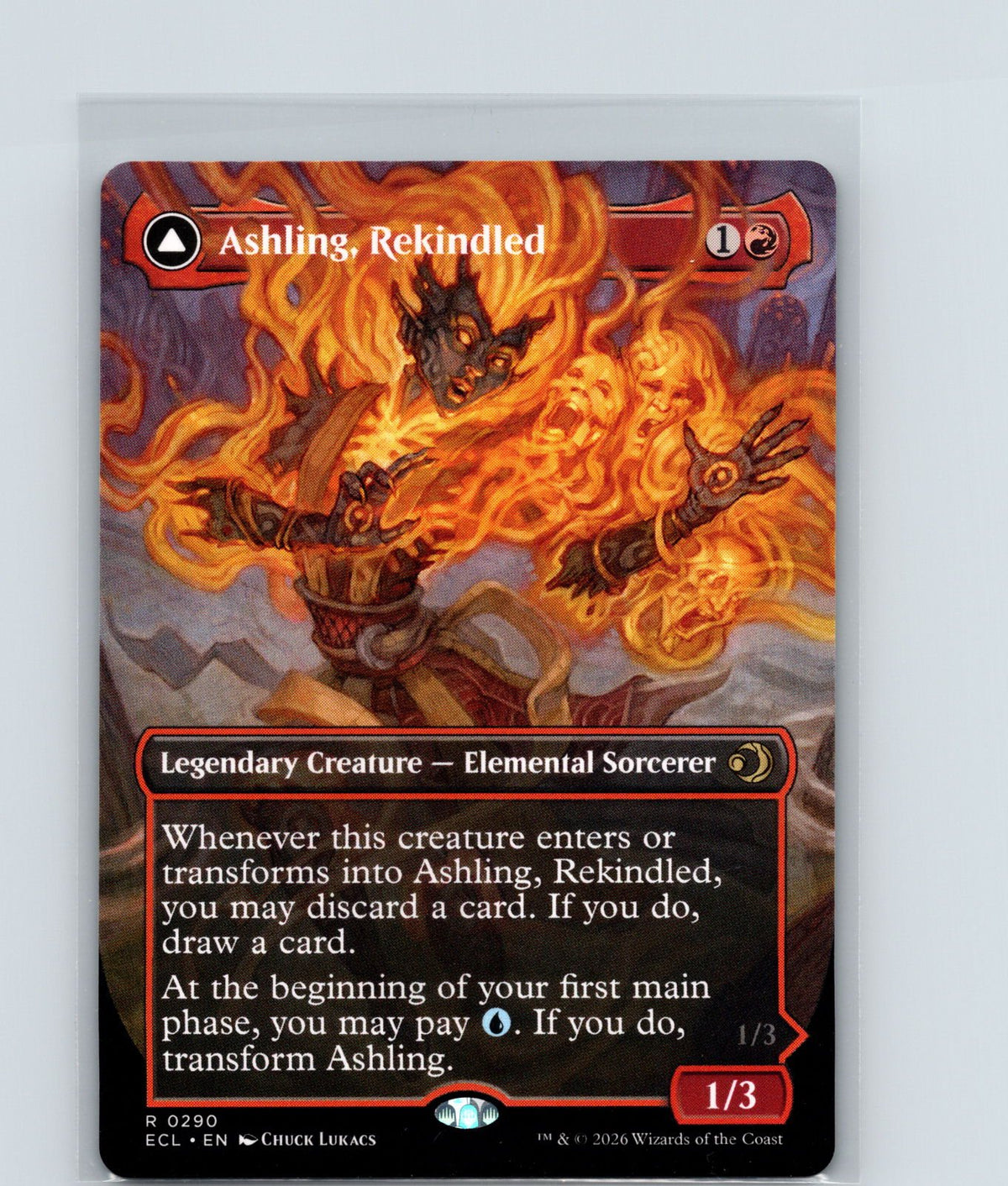 Ashling, Rekindled (Borderless) R Lorwyn Eclipsed 290 NM